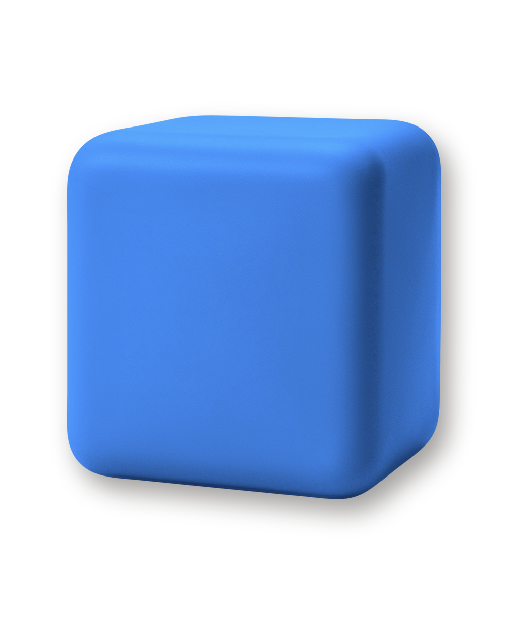 Squeeze cube, Blue