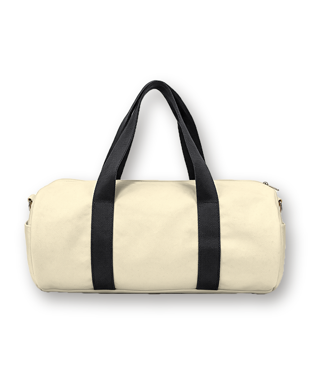 Canvas travel bag, Natural / Black