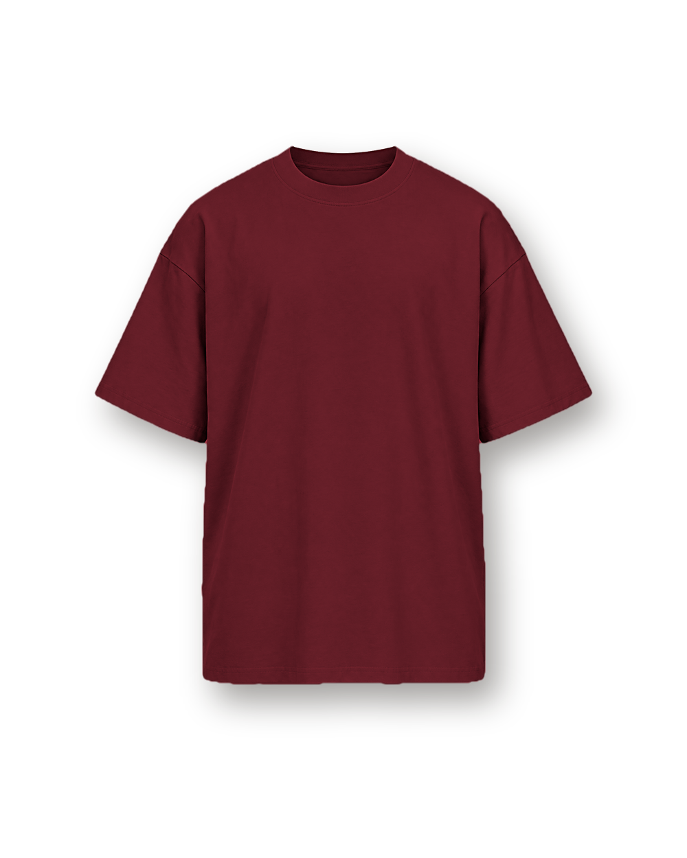 Oversized tee, Burgundy