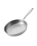 Titanium pan with glass lid