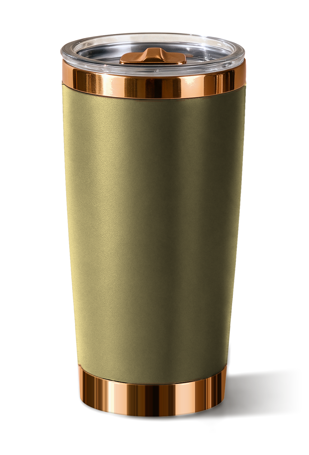 20 oz tumbler, Champagne with polished bronze trim
