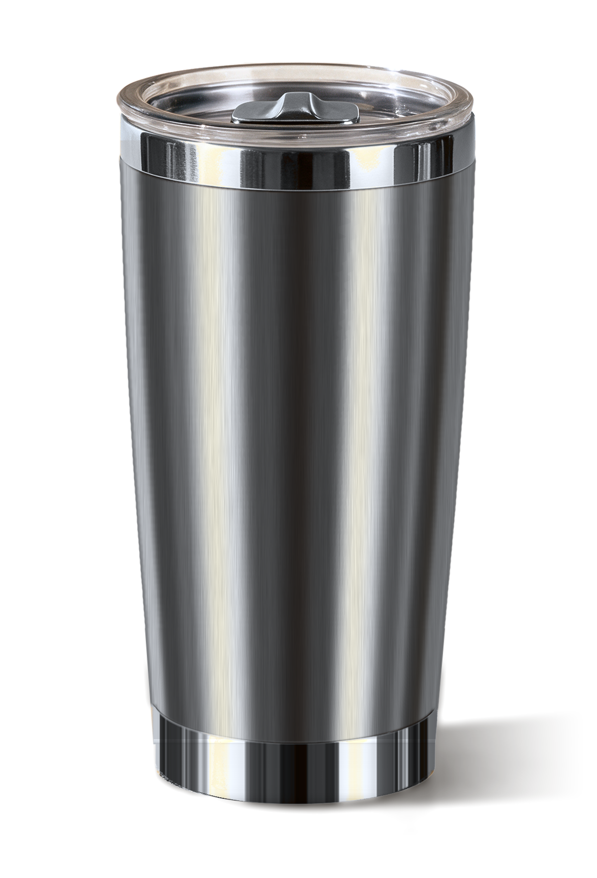 20 oz tumbler, Stainless with polished silver trim