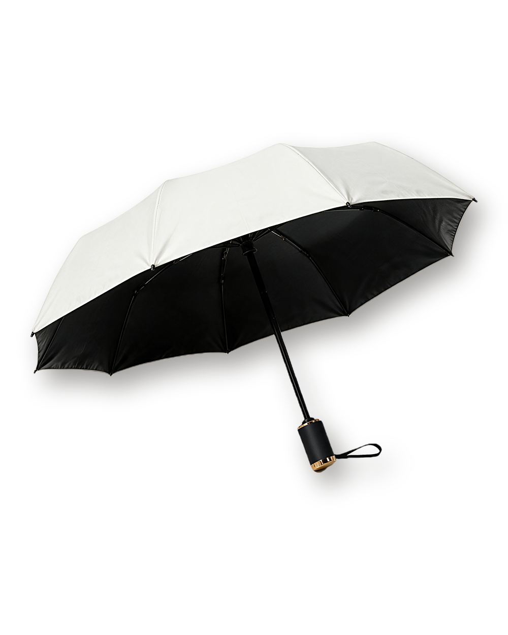 Compact umbrella, White