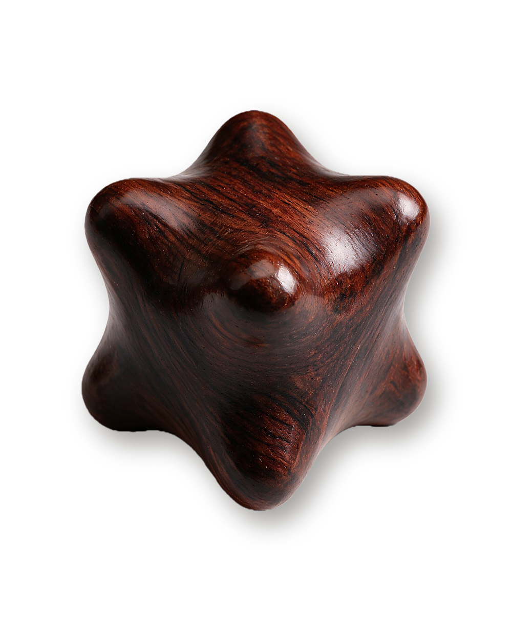 Wooden hand massager, Red